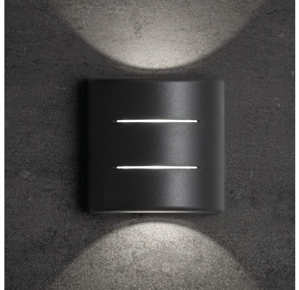 Kanlux 39184 - Lampada da parete LED per esterni REFAZI LED/6W/230V IP54 antracite
