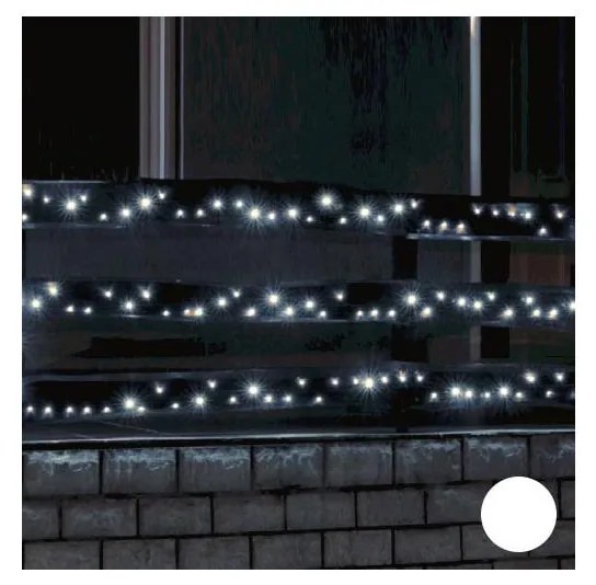 Catena LED da esterno natalizia 500xLED 35m IP44 bianco freddo
