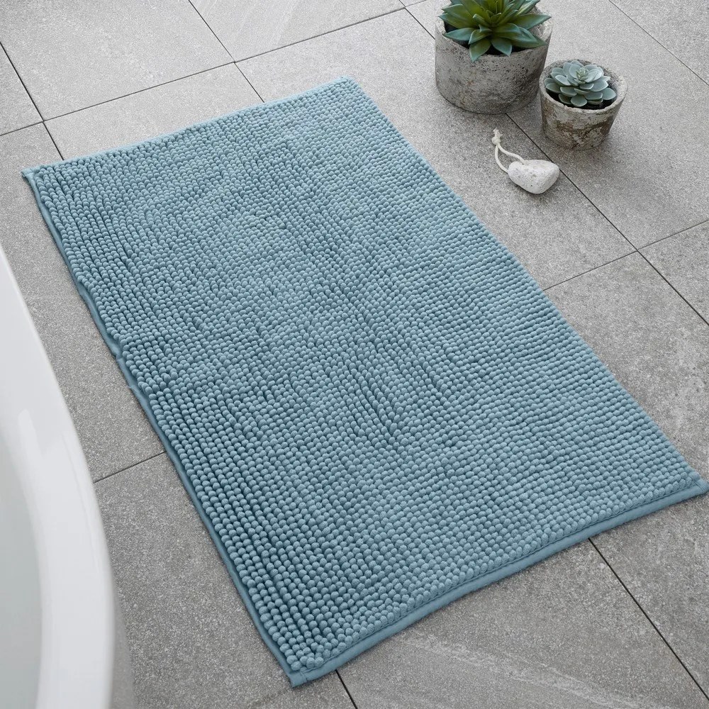 Tappetino per il bagno blu 50x80 cm Bobble – Catherine Lansfield