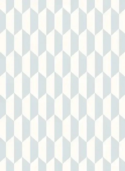 Cole & Son Carta da parati Petite Tile Icons - Powder Blue
