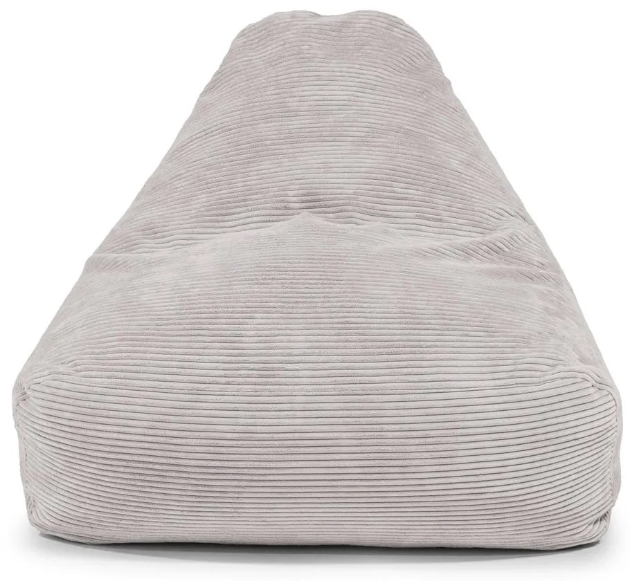 Puof a sacco color mattone con rivestimento in velluto a coste Snug 100 – SLOWDOWN