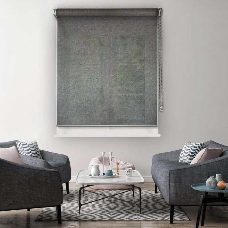 Tenda a rullo filtrante NEW MESH grigio 120x250 cm