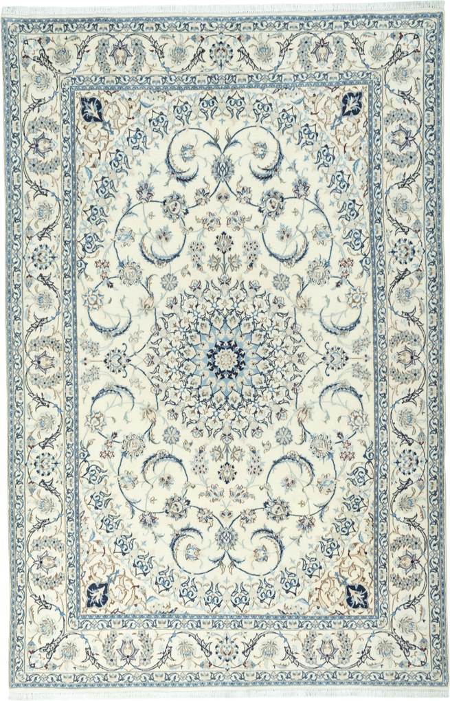 Nain Tappeto 310 x 200 Beige (Iran) Annodato A Mano