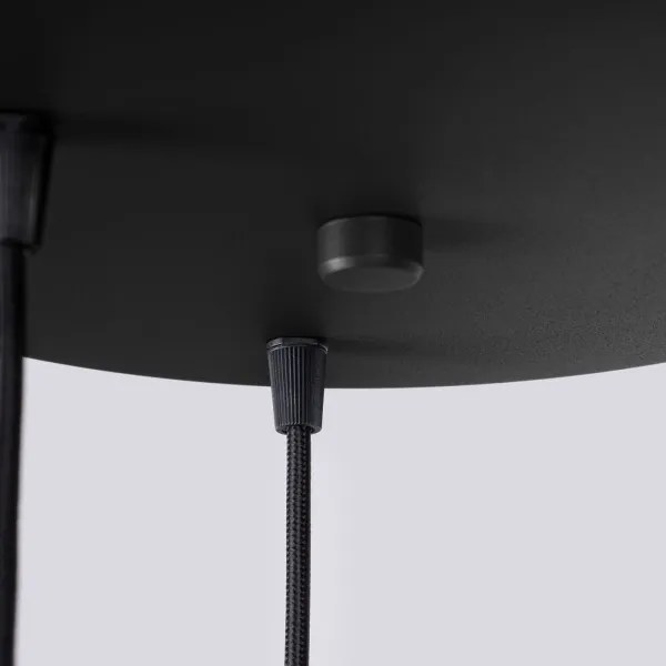 Sollux SL.1715 - Lampadario a sospensione con filo HALO 3xG9/8W/230V diametro 25 cm nero