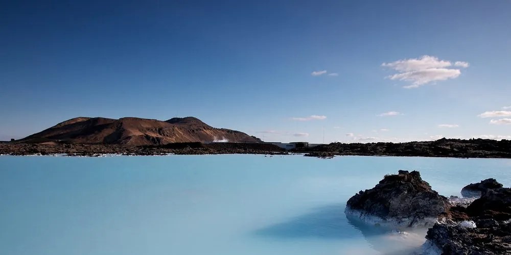 Stampa su tela – Laguna blu