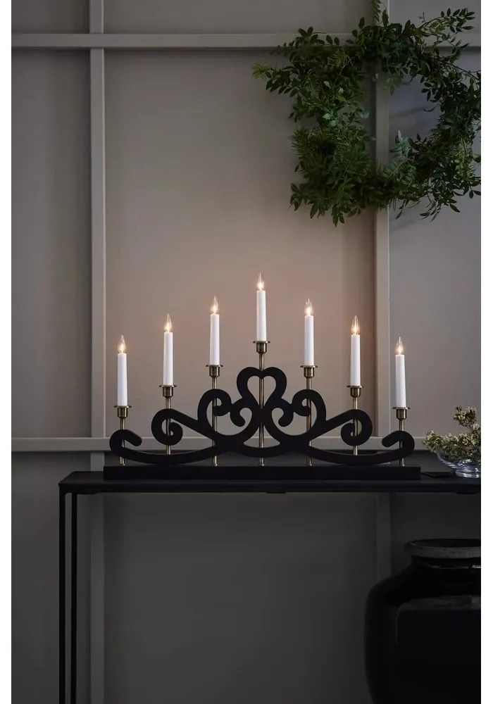 Decorazione luminosa natalizia nera Nightfall - Markslöjd