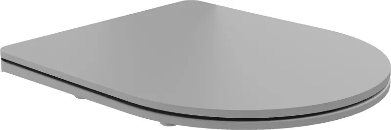Mexen sedile copriwater slim a chiusura rallentata, duroplast, grigio chiaro opaco - 39740061