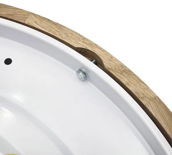 Brilagi - Plafoniera LED CARVALHO LED/36W/230V rovere Ø 47,5 cm