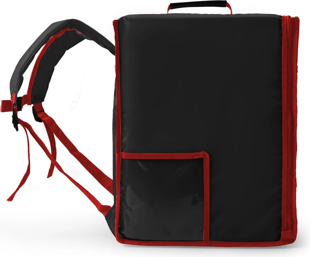 Zaino Borsa Termica Porta Pizze da Asporto 15 Cartoni Safemi Fast 15 Nero...