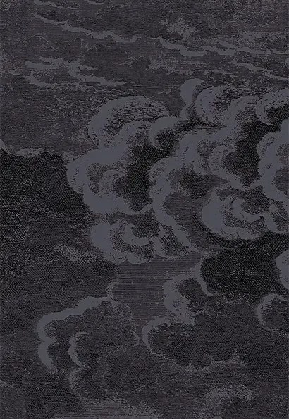 Cole & Son Carta da parati Nuvolette - Midnight