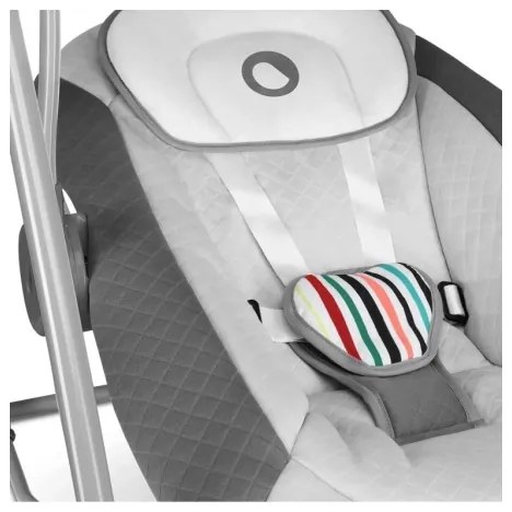 Lionelo - Dondolo per bambini OTTO 4xLR14 Cozy Grey