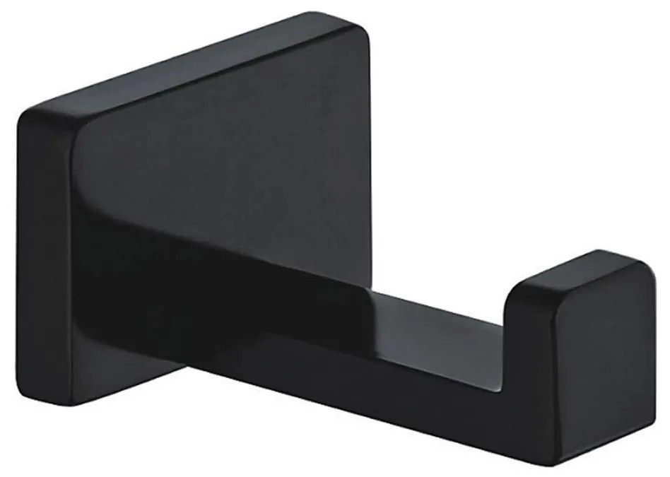 OMNIRES DA70110BL - Gancio a muro DARLING semi-opaco nero