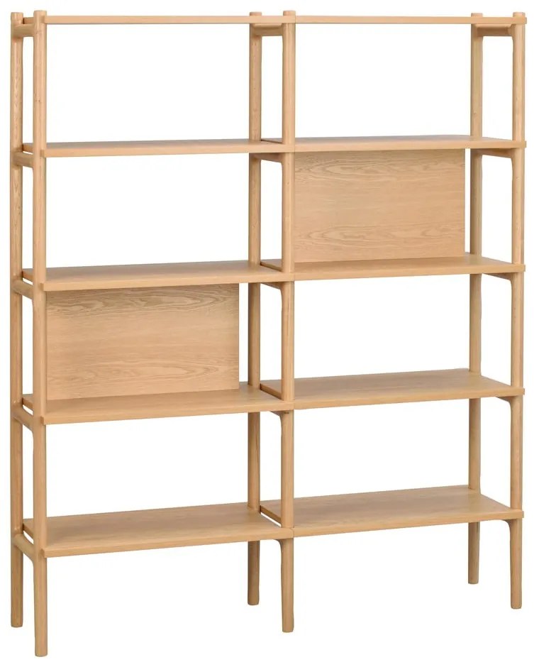 Libreria in rovere 140x166 cm Holton - Rowico