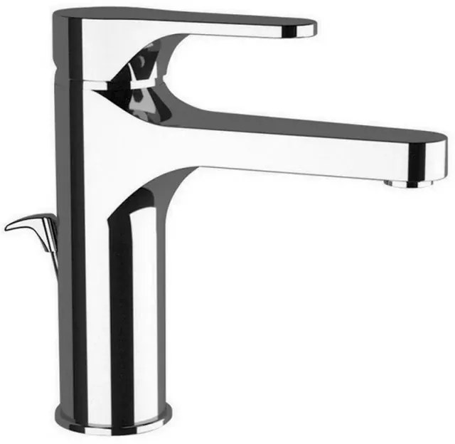 Set rubinetti lavabo alto e bidet in ottone cromo di Rubinetterie Mariani Linea Surf