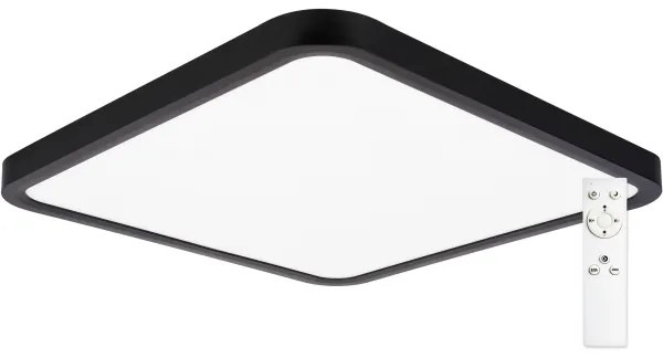 Top Light - Plafoniera LED REVIT LED/36W/230V 3000-6500K 40x40 cm black+RC