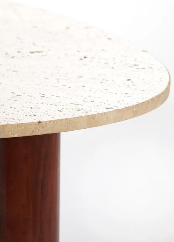 Tavolino marrone 72x90 cm Mahelona - Light &amp; Living