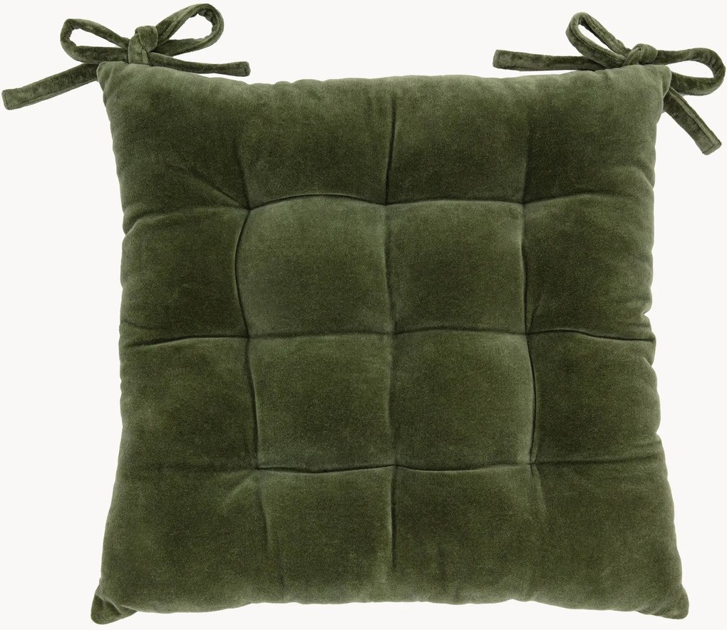 Cuscino sedia in velluto Cozy