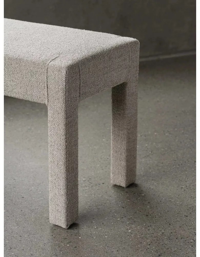 Panca beige in tessuto bouclé Sitta - Blomus