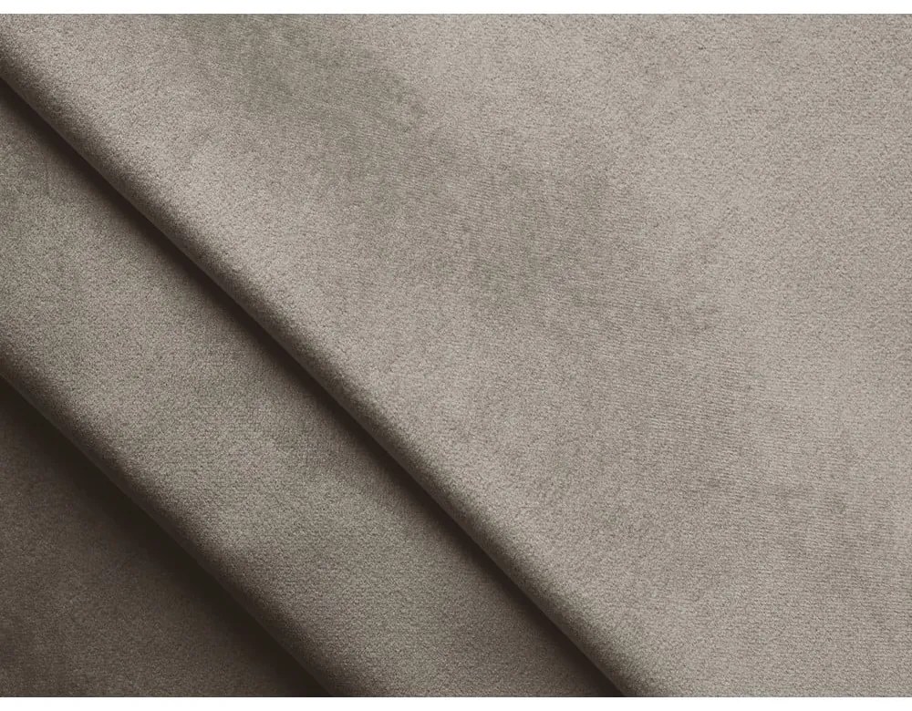 Letto matrimoniale imbottito tortora con griglia 140x200 cm Akela - Makamii