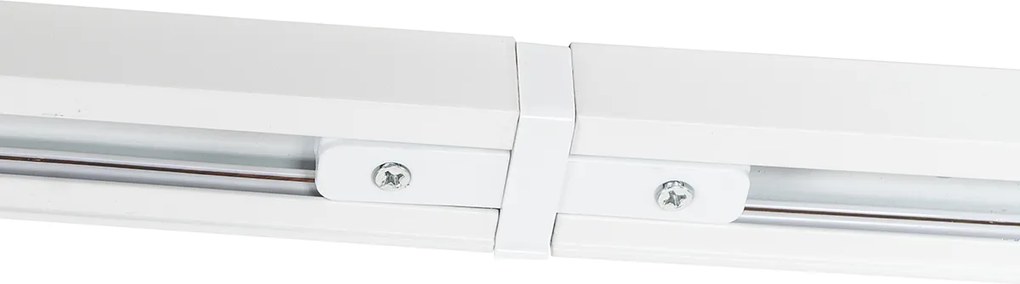 Sistema di illuminazione a binario Smart con 10 faretti bianchi monofase incl. 10 Wifi GU10 50mm - Iconic Jeana