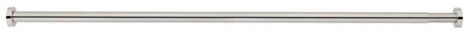 WENKO 24888100 - Asta doccia LUZ 185 x 2,8 cm, acciaio inox / cromo lucido
