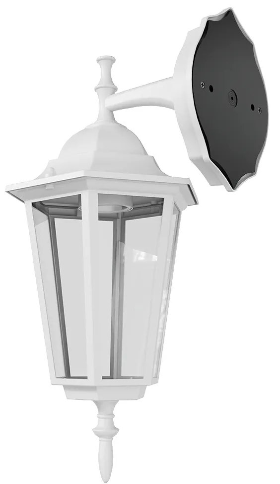 Applique Lanterna da Esterno IP54 E27 Bianca - Serie TOSCA 1B