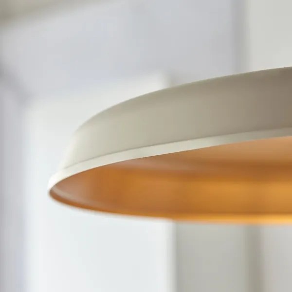 Endon 99999 - Lampadario a catena SABIAN 1xE27/10W/230V crema/oro