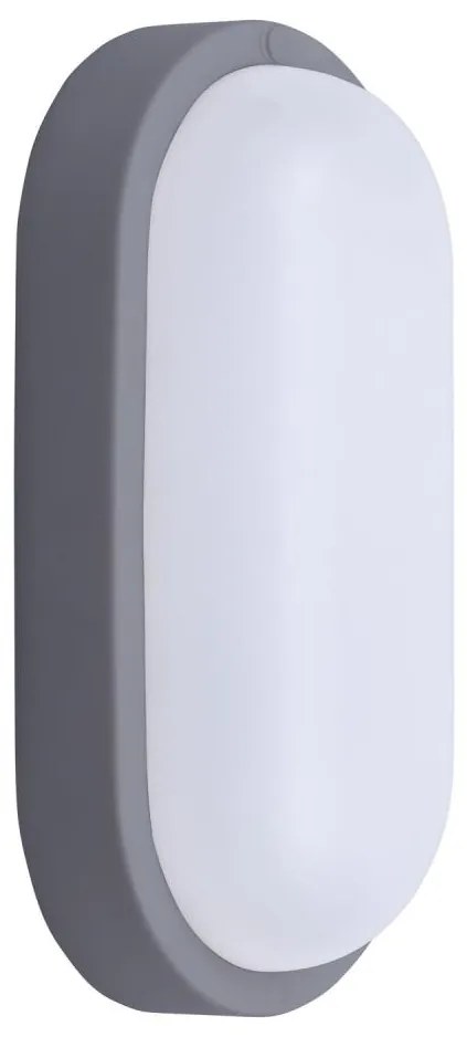 Solight WO749-G- LED Lampada da esterno LED/20W/230V 4000K IP54 grigio ovale