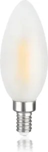 Lampadina attacco e14 oliva in vetro satinata 4 w 430 lm 3000 k ø 3...