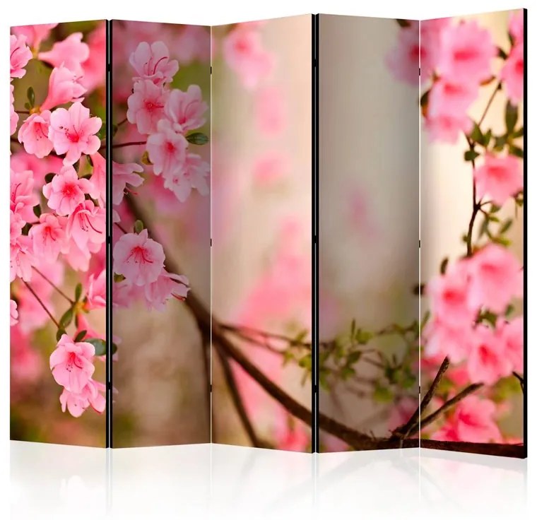 Paravento  Pink azalea II [Room Dividers]  Colore ---, Dimensioni e Misure 225x172