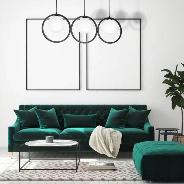 Lampadario a sospensione con filo BOSTON 3xE14/40W/230V