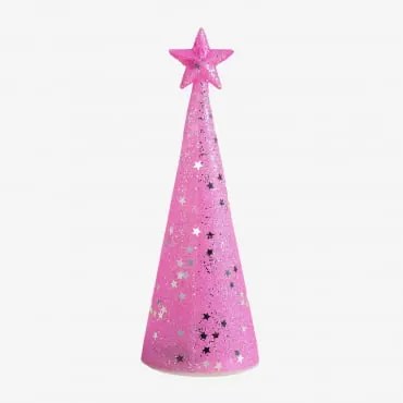 Ornamento Di Natale Guerrit Rosa Fucsia - Sklum