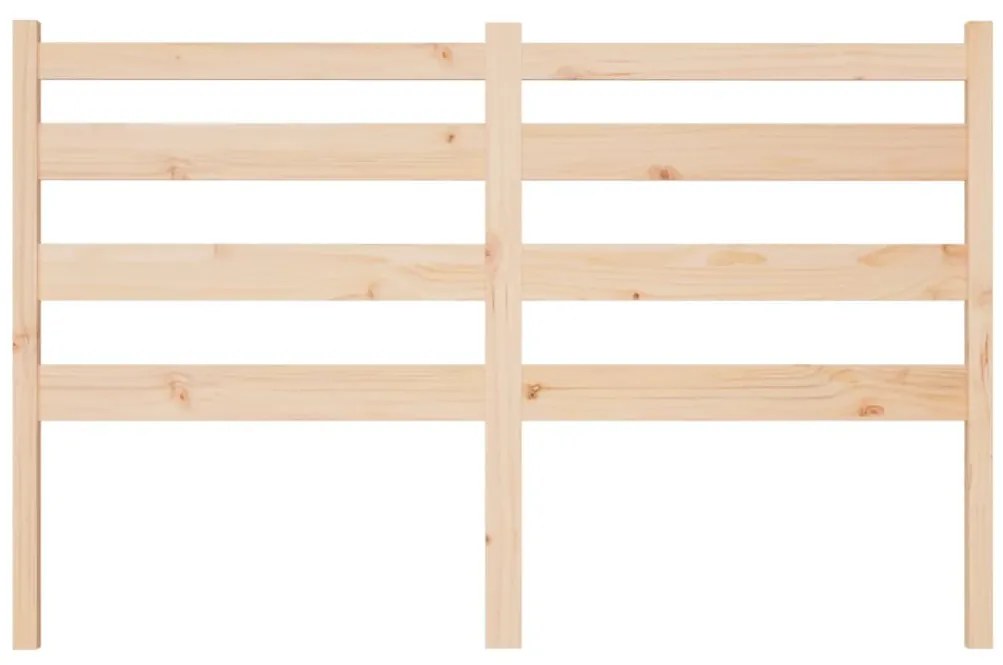 Testiera per letto 206x4x100 cm in legno massello di pino