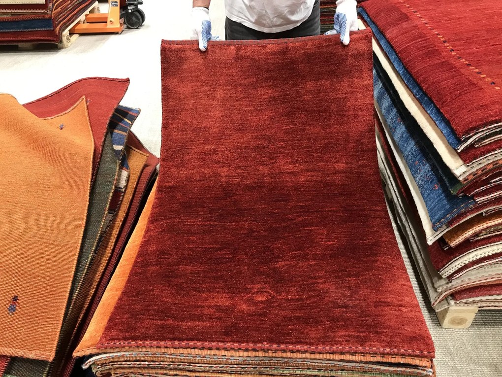 Gashguli Tappeto 120x80 Rosso (Iran) Annodato A Mano