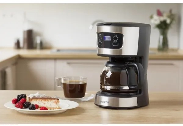 Sencor - Caffettiera a goccia con display LCD 700W/230V