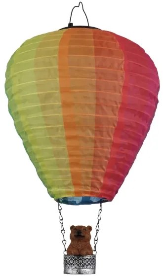 Globo 36138 - LED Decorazione solare a ciondolo 24xLED/0,06W/3V IP44 mongolfiera