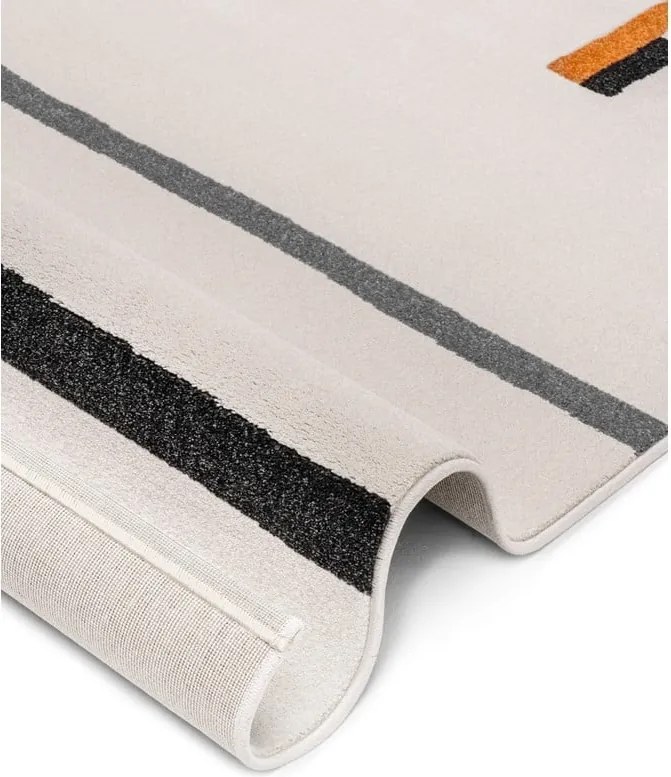 Tappeto arancione/color crema 80x150 cm Linea – Universal