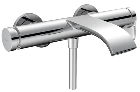Rubinetto per vasca getto a cascata d'acqua Vivenis per pavimento cromo HANSGROHE