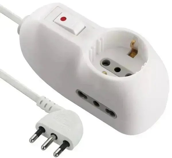 Multipresa 1+2 spina 10a c/interr.