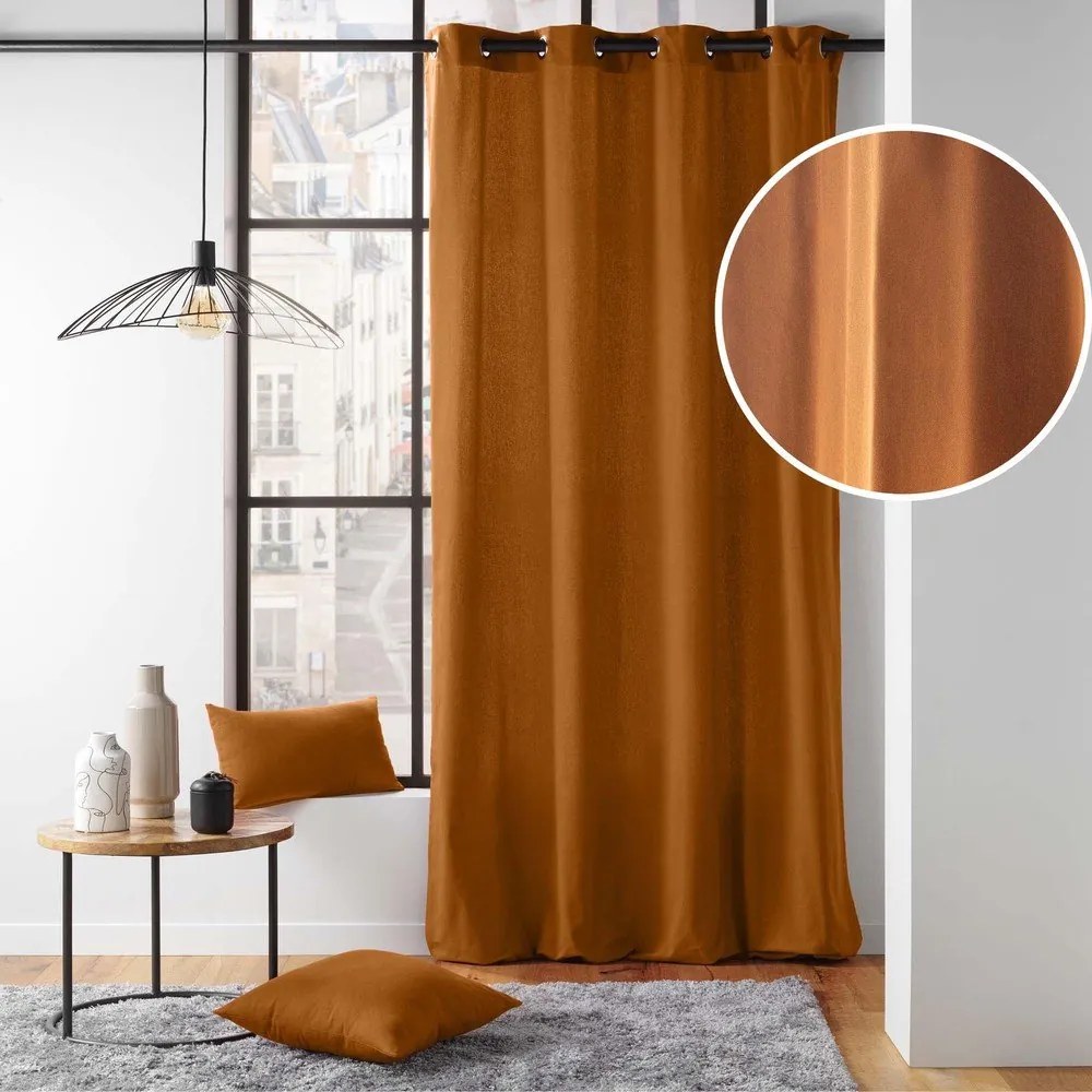 Tenda marrone 135x260 cm Twily – douceur d'intérieur