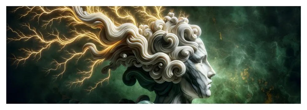 Quadro su tela – Energia della natura nel volto di una donna