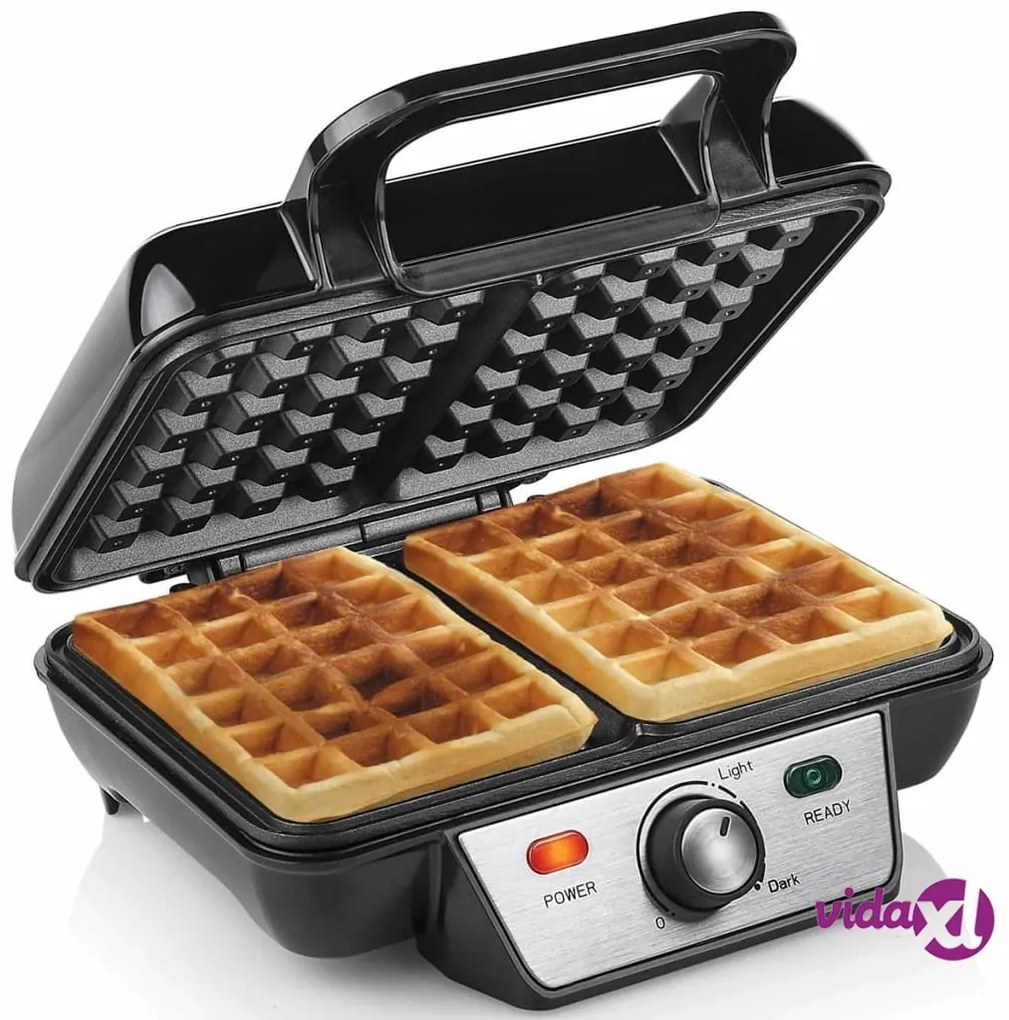 Tristar Cialdiera per Waffle WF-2195 Nera 1000 W 2 Waffle