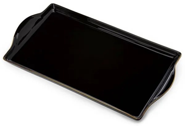 Set di tazzine in ceramica con caraffa e vassoio KENDI nero