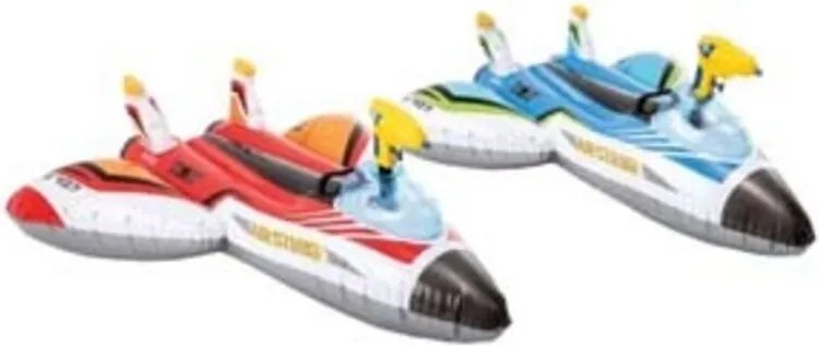 AEROPLANO GONFIABILE CON PISTOLA AD ACQUA +3 ANNI cm.117x117 peso kg.0,95 (57536) INTEX