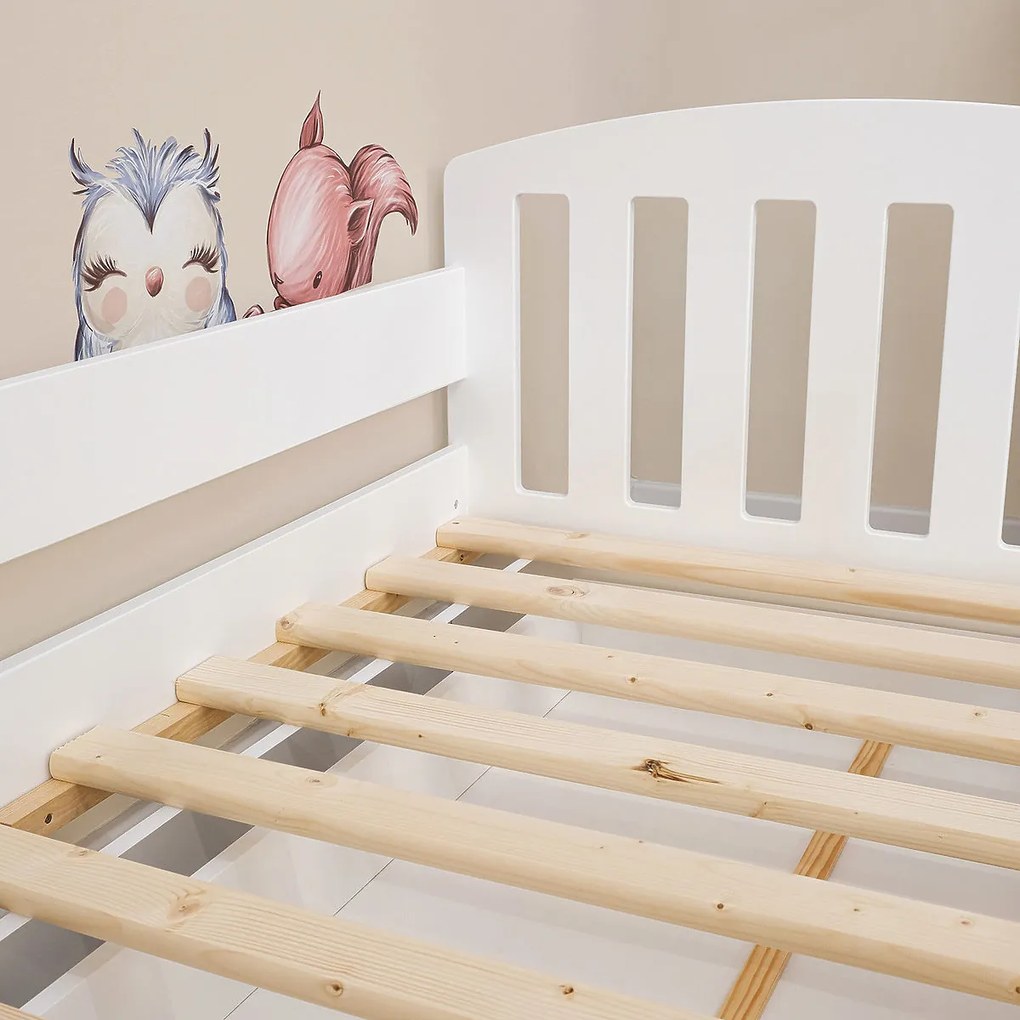 Letto per bambini Classic - bianco - letto senza spazio di archiviazione 160x80 cm