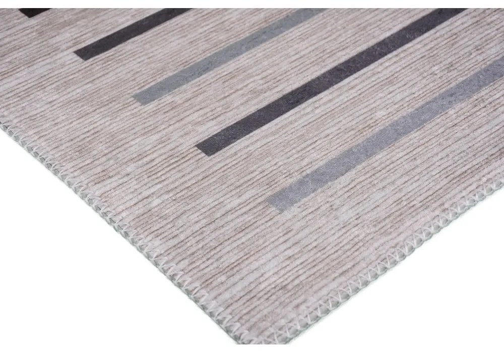 Tappeto lavabile grigio chiaro 80x150 cm - Vitaus