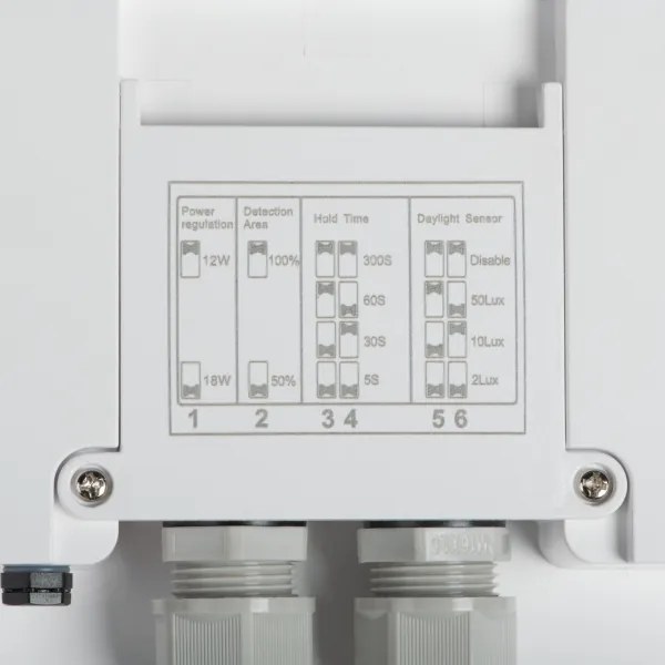 Kanlux 38785 - Lampada LED da esterno con sensore BENO 24/30W/230V 3000/3500/4000K IP65 bianco