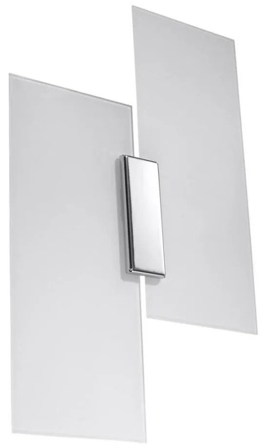 Sollux SL.0197 - Applique FABIANO 2xE27/60W/230V bianco/cromo