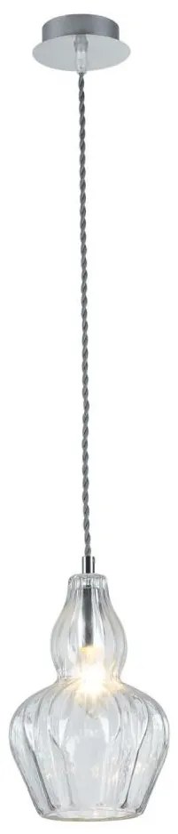 Maytoni MOD238-PL-01-TR - Lampadario a sospensione con filo EUSTOMA 1xE14/40W/230V limpido