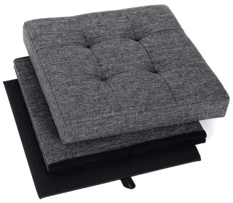 Pouf SULTAN 38x38 cm grigio